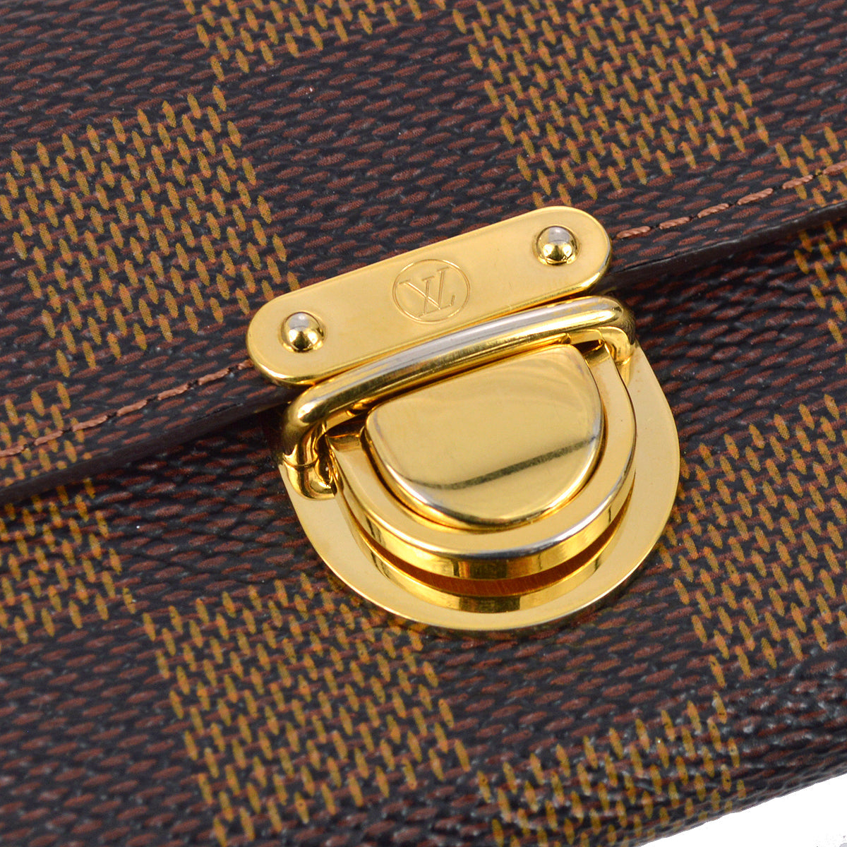 Louis Vuitton Damier Porte Monnaie Koala in Brown