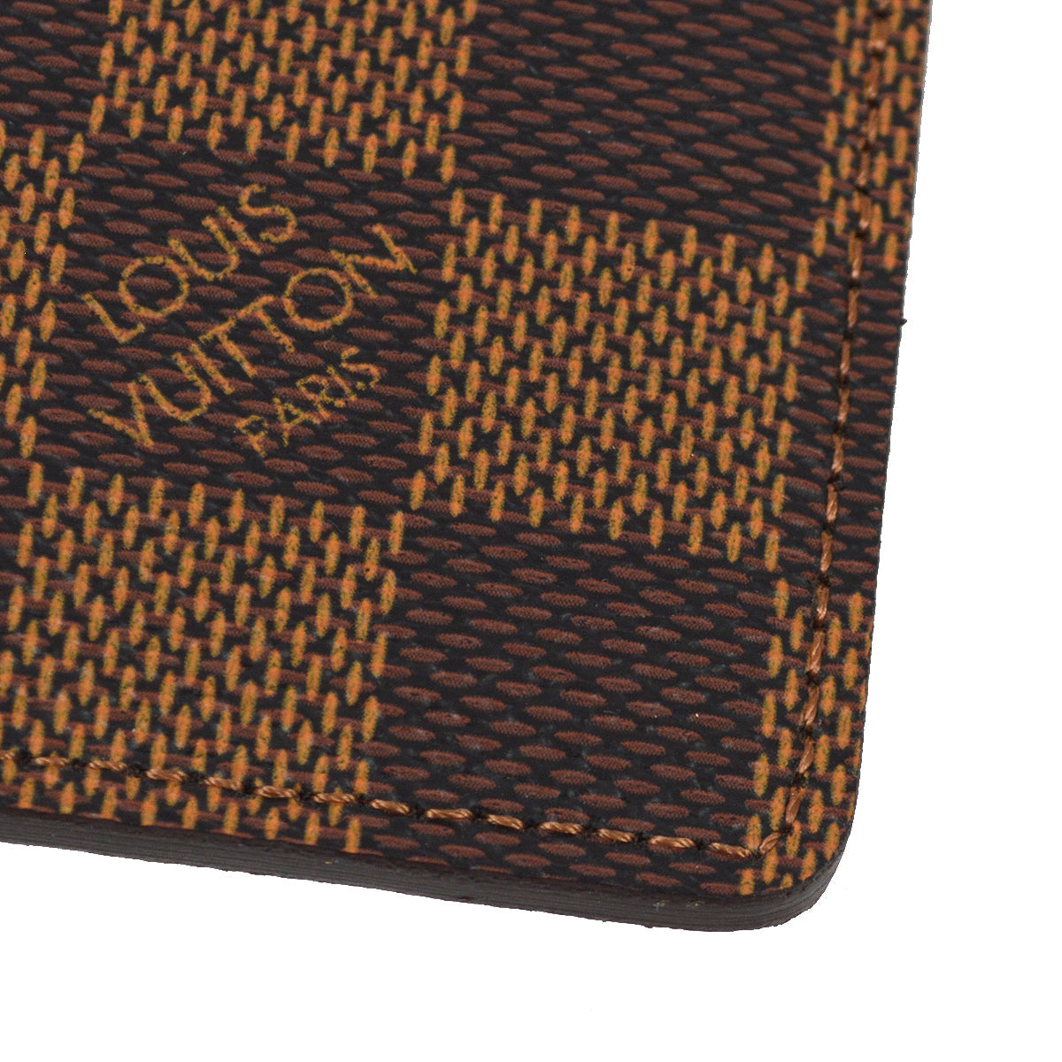 Louis Vuitton Damier Porte Cartes Simple in Brown