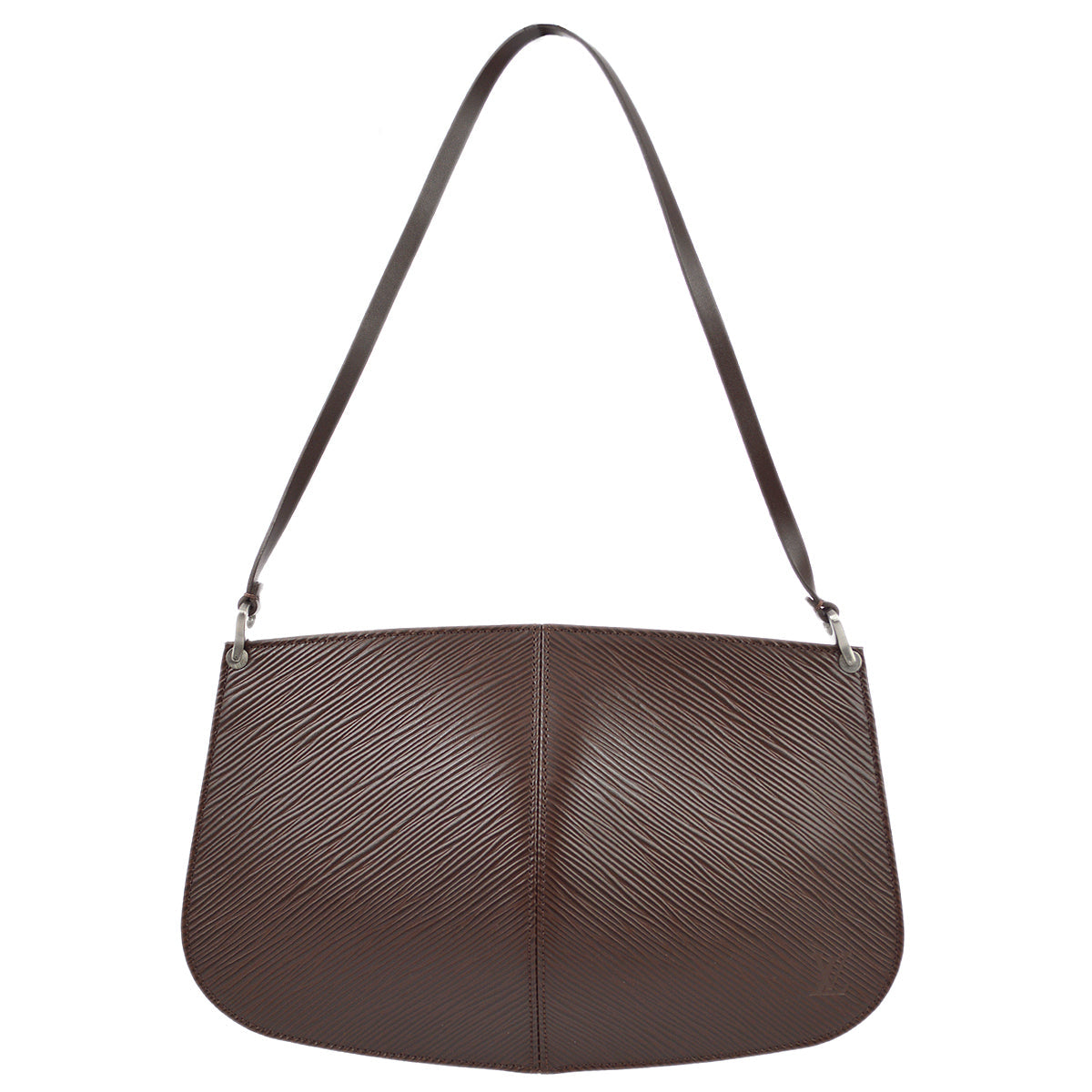 Louis Vuitton Brown Epi Pochette Demi-lune