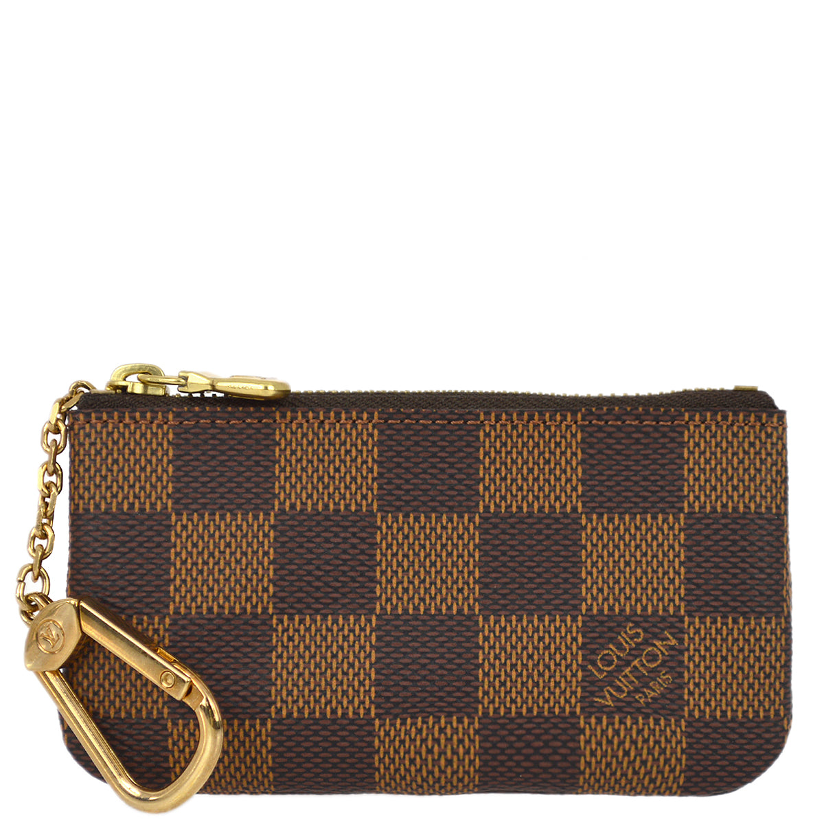 Louis Vuitton 2008 Damier Pochette Cles Coin Case Wallet Purse N62658