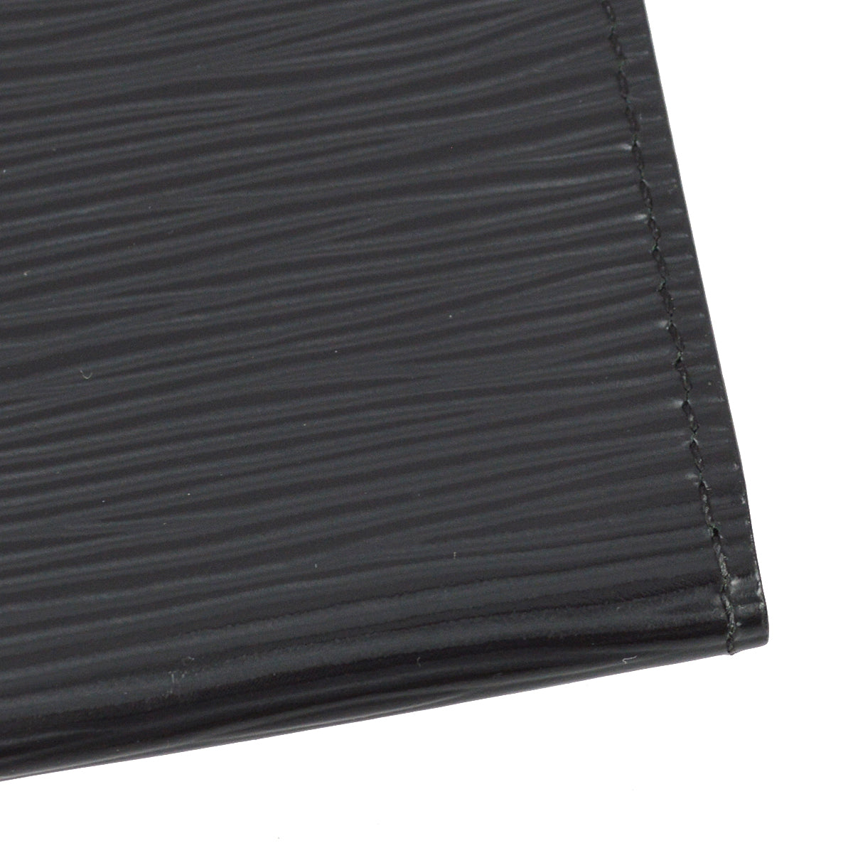 Louis Vuitton Black Epi Enveloppe Carte De Visite in Black
