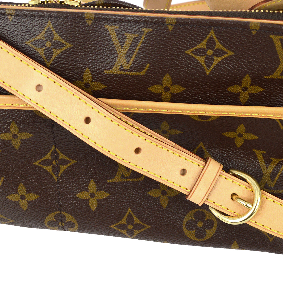 Louis Vuitton Monogram Popincourt Long Shoulder Bag in Brown