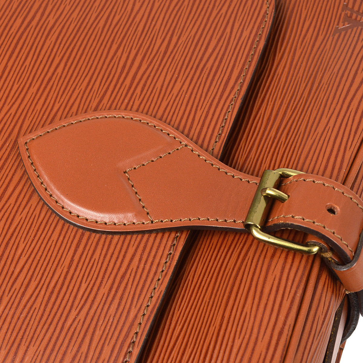 Louis Vuitton Brown Epi Cartouchiere MM