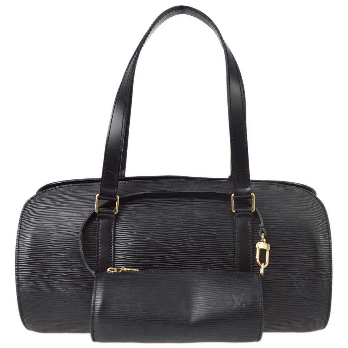 Louis Vuitton Black Epi Soufflot