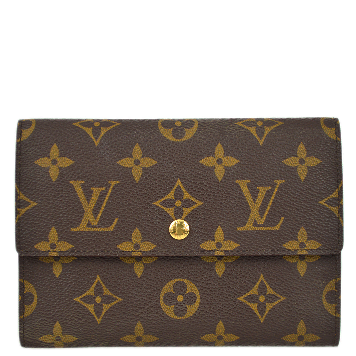 Louis Vuitton Monogram Porte Tresor Etui Papier