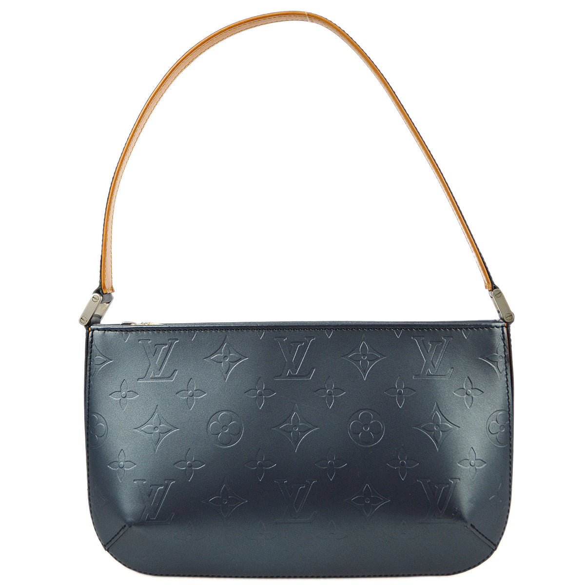 Louis Vuitton Blue Monogram Mat Fowler Handbag