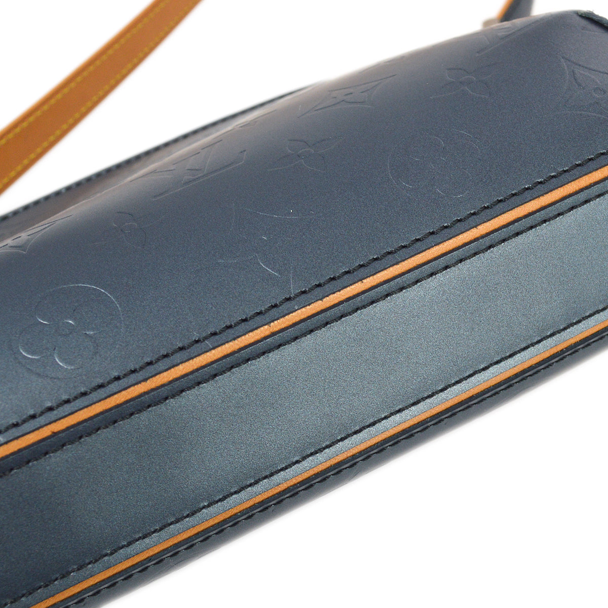 Louis Vuitton Blue Monogram Mat Fowler Handbag