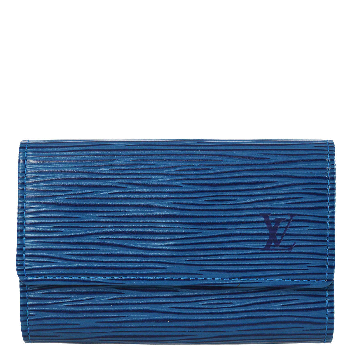 Louis Vuitton Blue Epi Multicles 6 Key Case Small Good