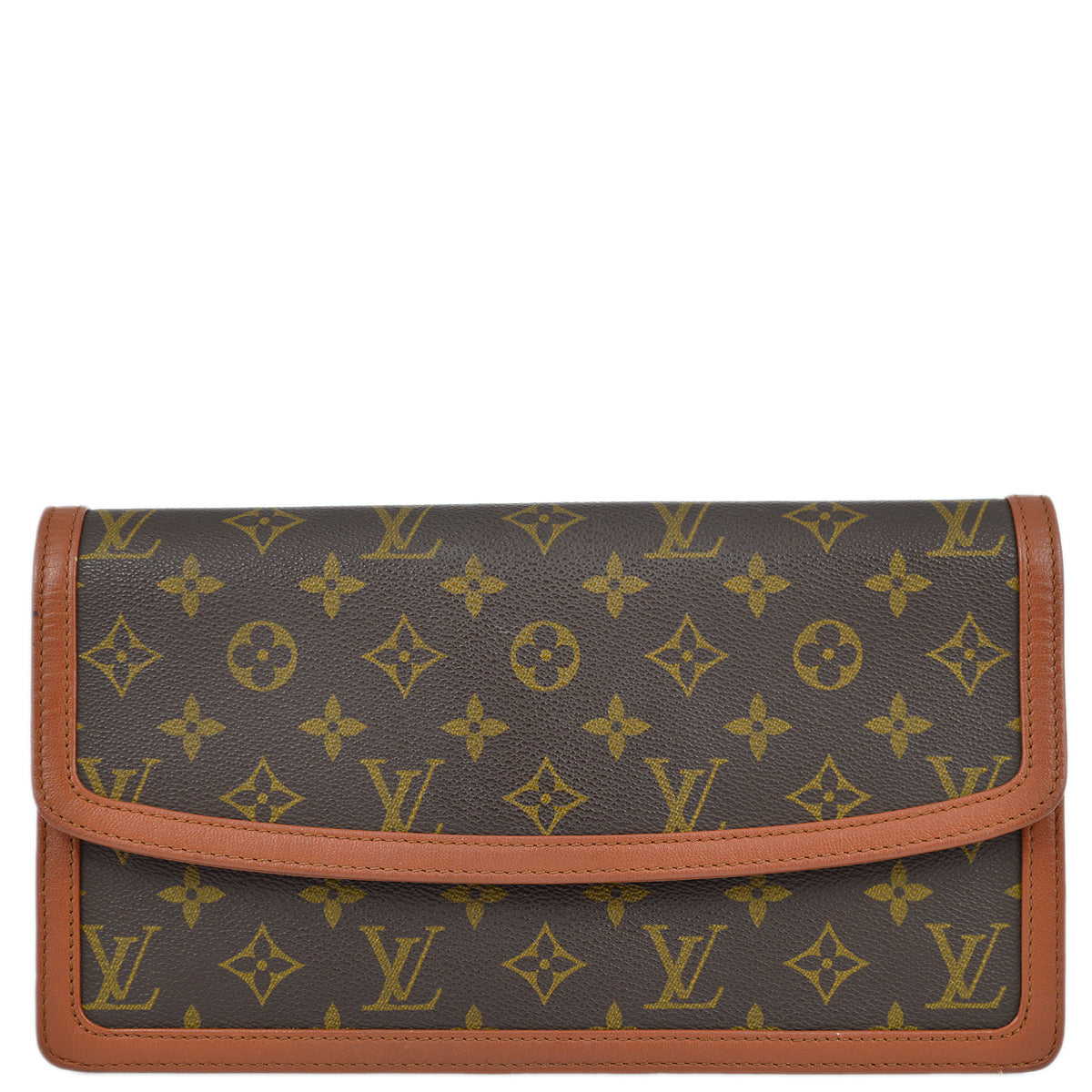 Louis Vuitton Monogram Pochette Dam GM Clutch Handbag