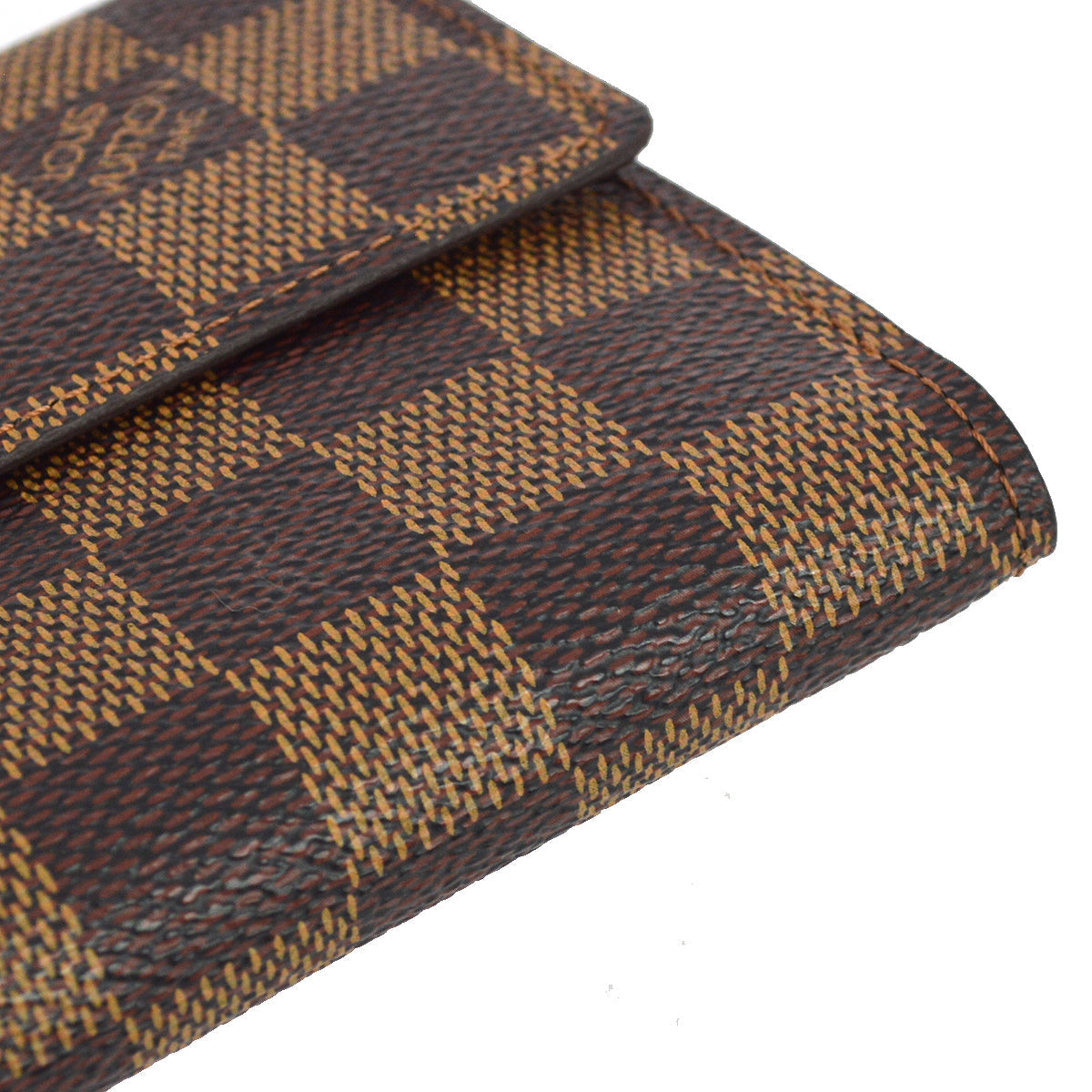 Louis Vuitton Damier Porte Monnaie Cartes Credit Wallet in Brown