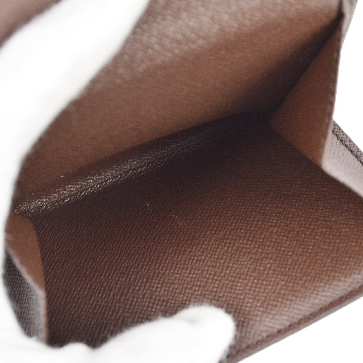 Louis Vuitton Damier Porte Monnaie Cartes Credit Wallet in Brown
