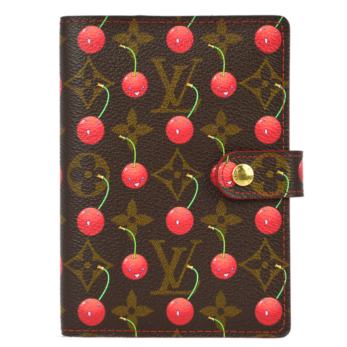 Louis Vuitton Cherry Agenda PM Note Book Cover Small Good