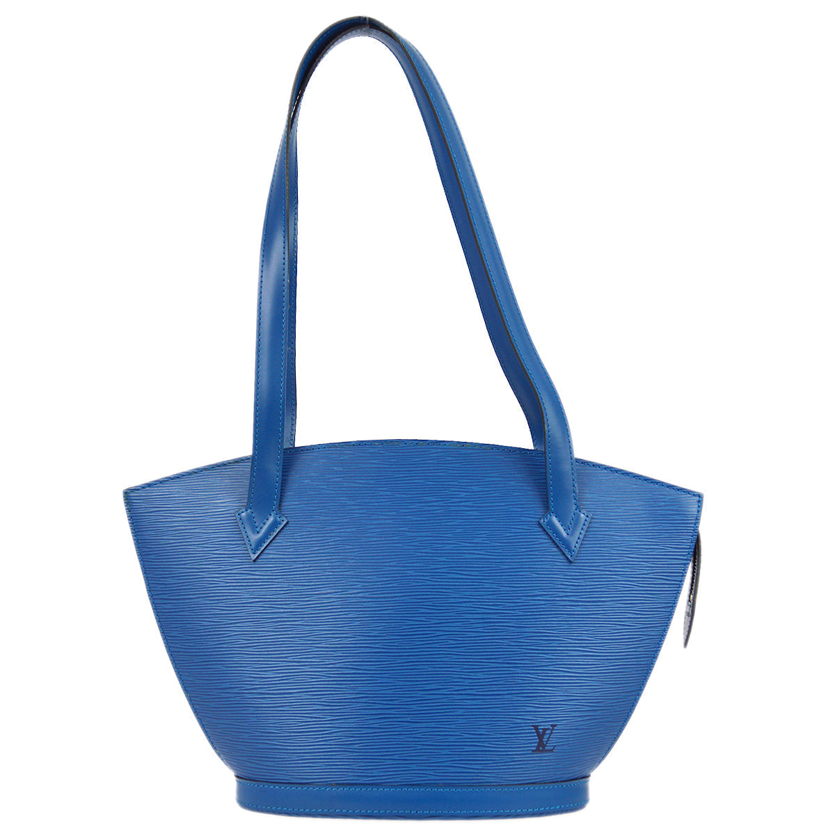 Louis Vuitton Blue Epi Saint Jacques Poignee Long Tote Bag