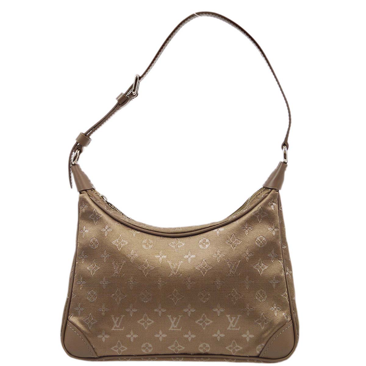 Louis Vuitton Beige Monogram Satin Little Boulogne Handbag
