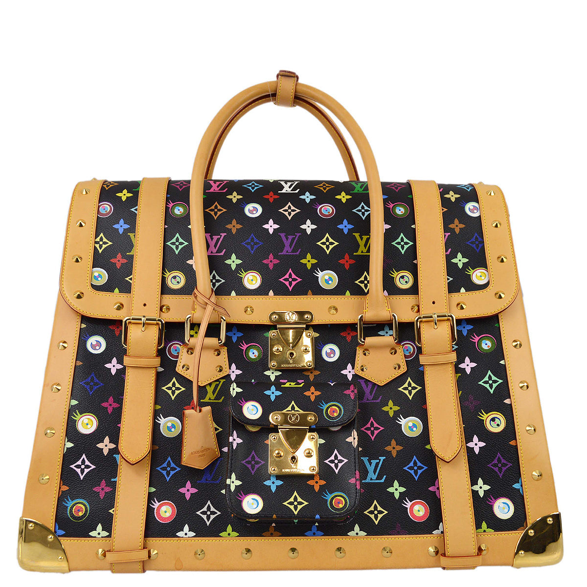 Louis Vuitton * Eye Love Monogram Multicolor Sac Gigantic