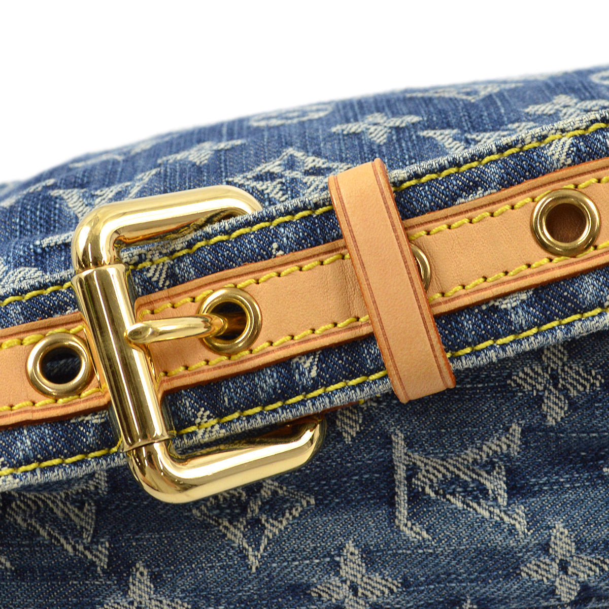 Louis Vuitton Monogram Denim Bum Bag Waist Pouch in Blue