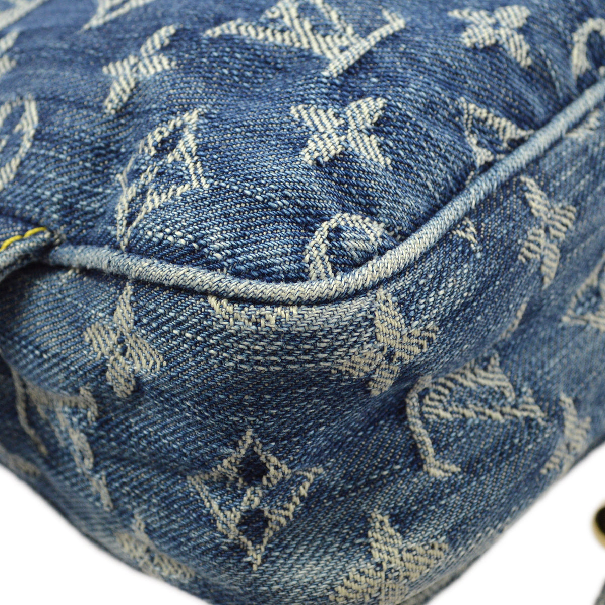 Louis Vuitton Monogram Denim Bum Bag Waist Pouch in Blue