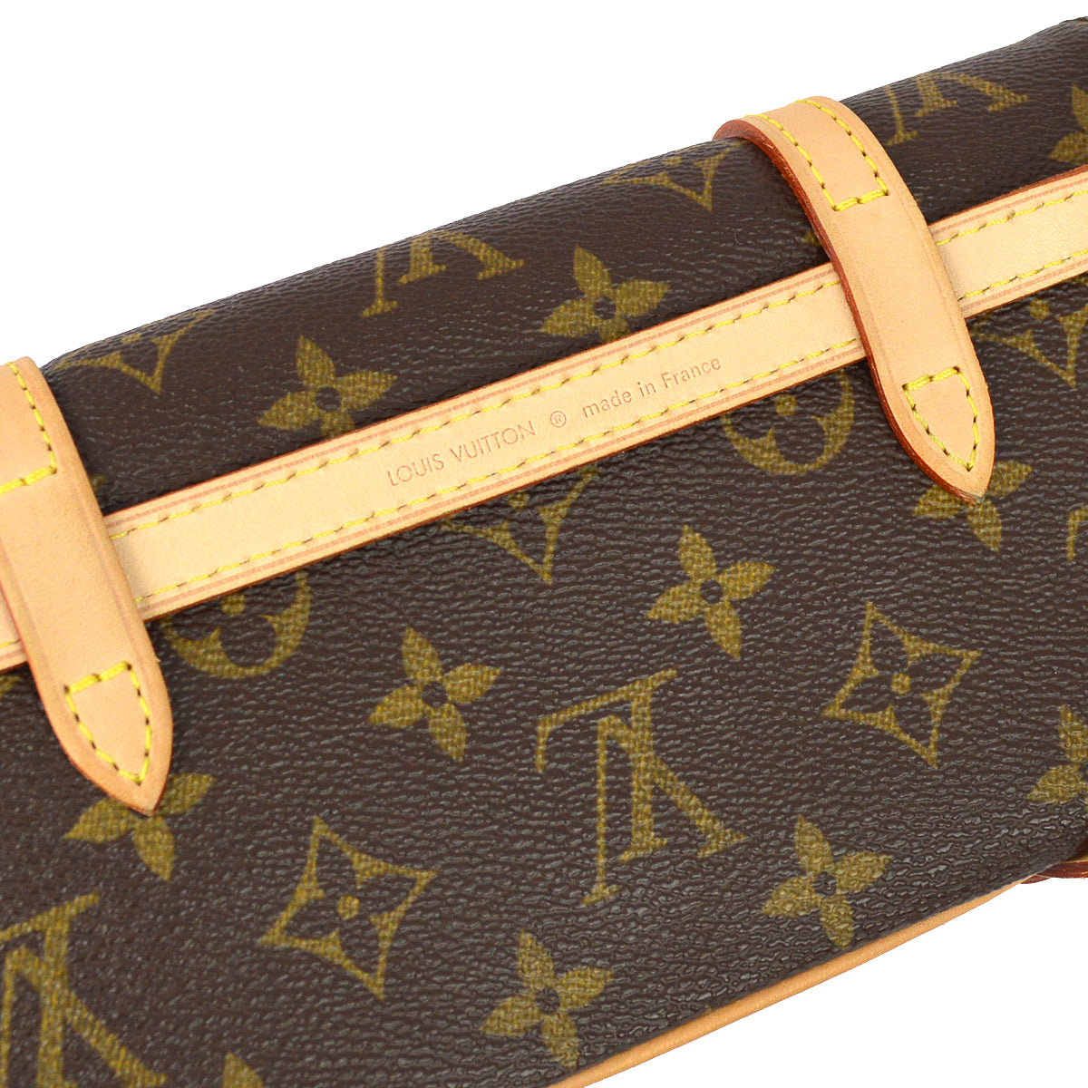 Louis Vuitton Monogram Pochette Marelle Belt Bum Bag in Brown