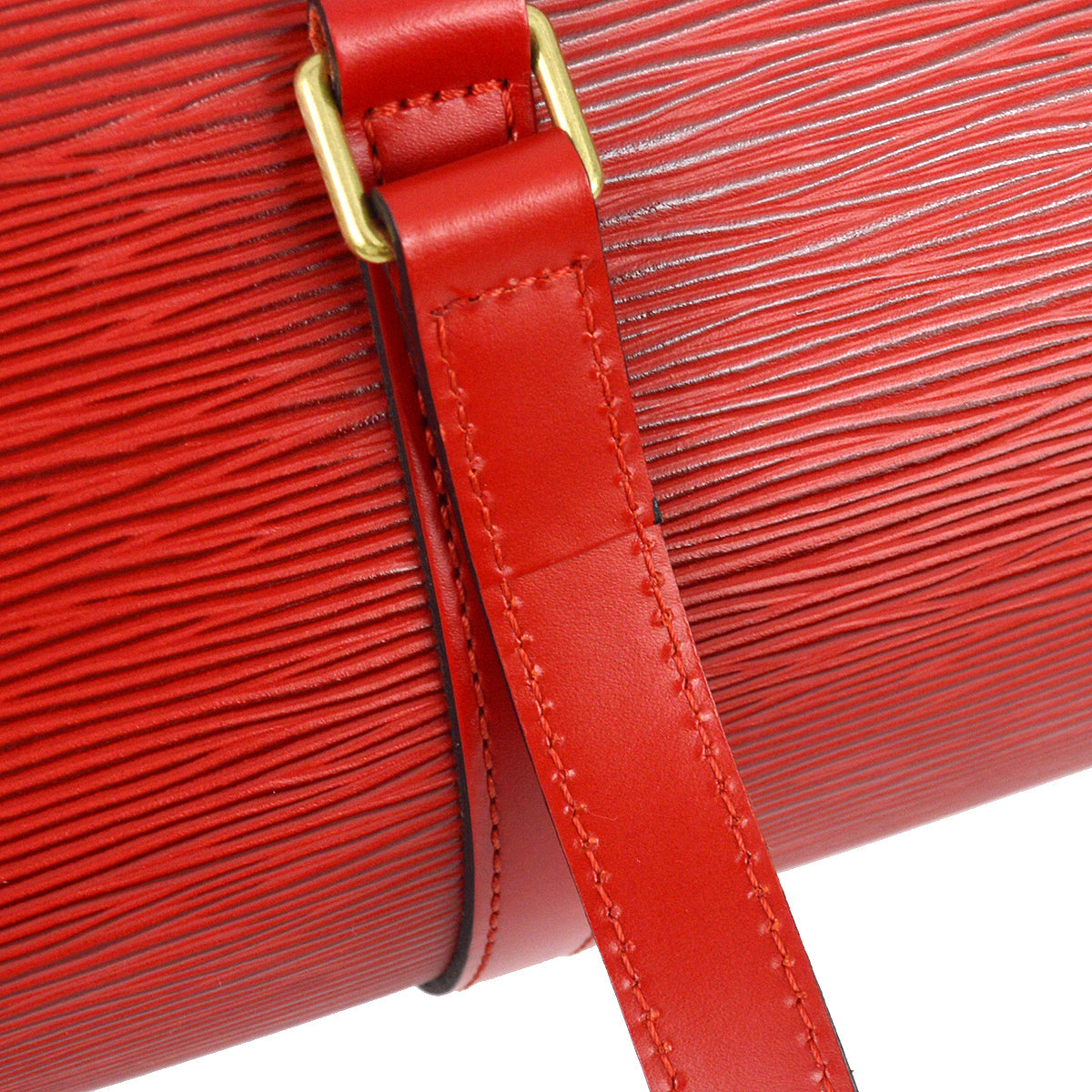Louis Vuitton Red Epi Soufflot