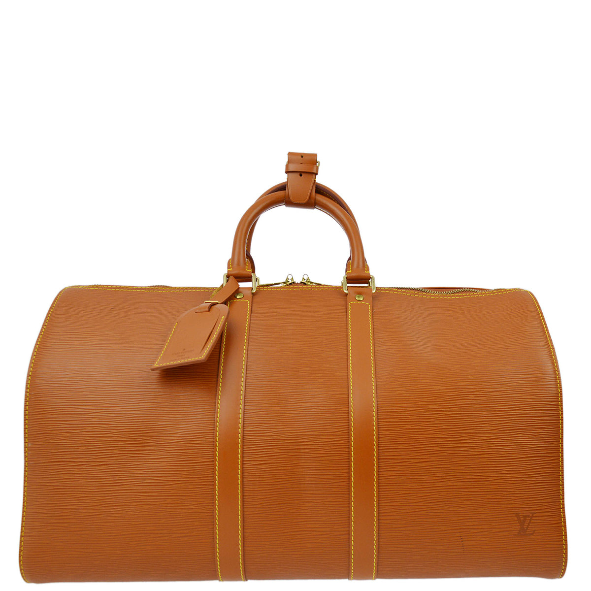 Louis Vuitton Brown Epi Keepall 45