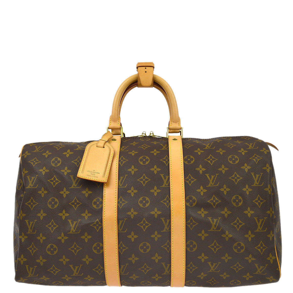 Louis Vuitton Monogram Keepall 45 Travel Duffle Handbag