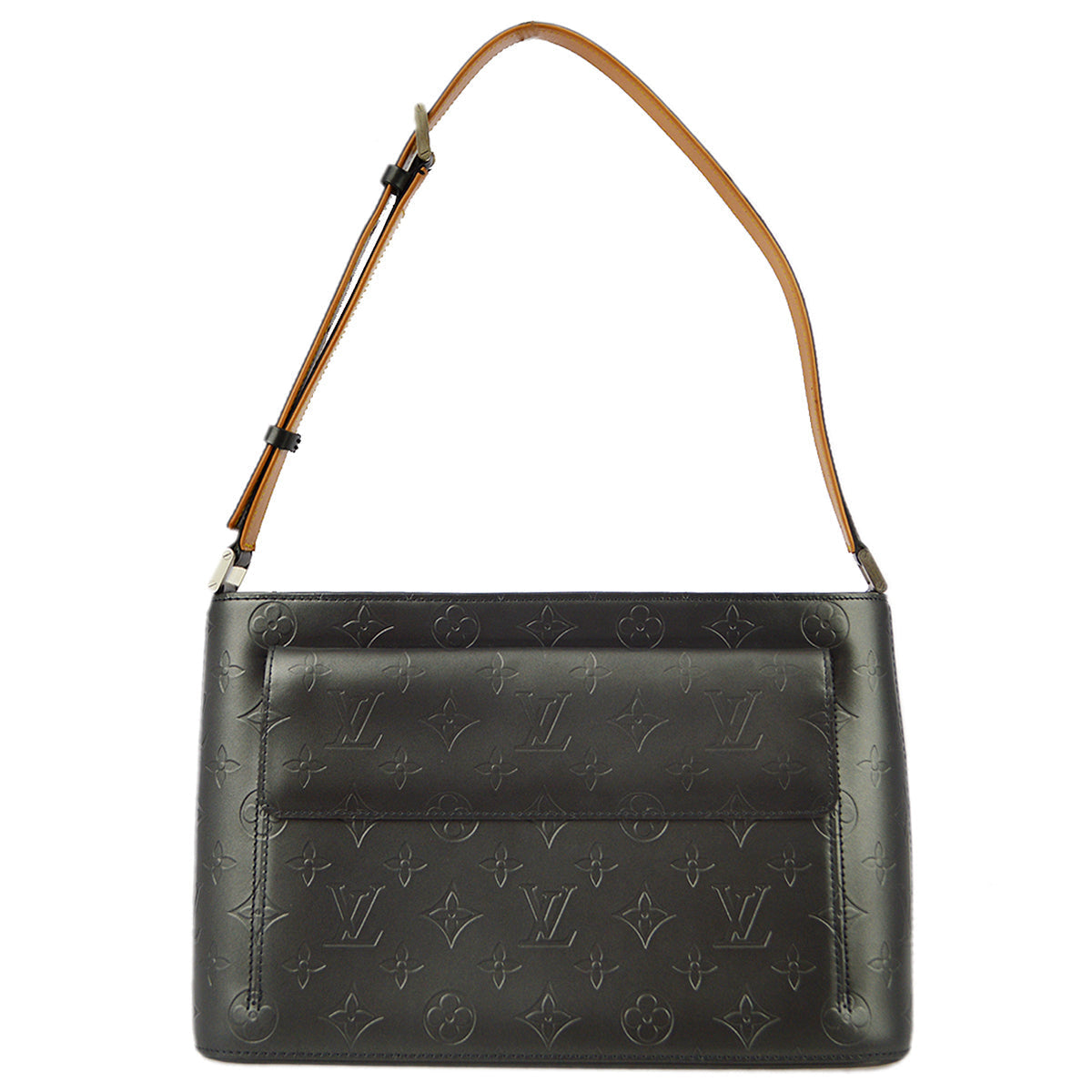 Louis Vuitton Black Monogram Mat Alston Shoulder Bag