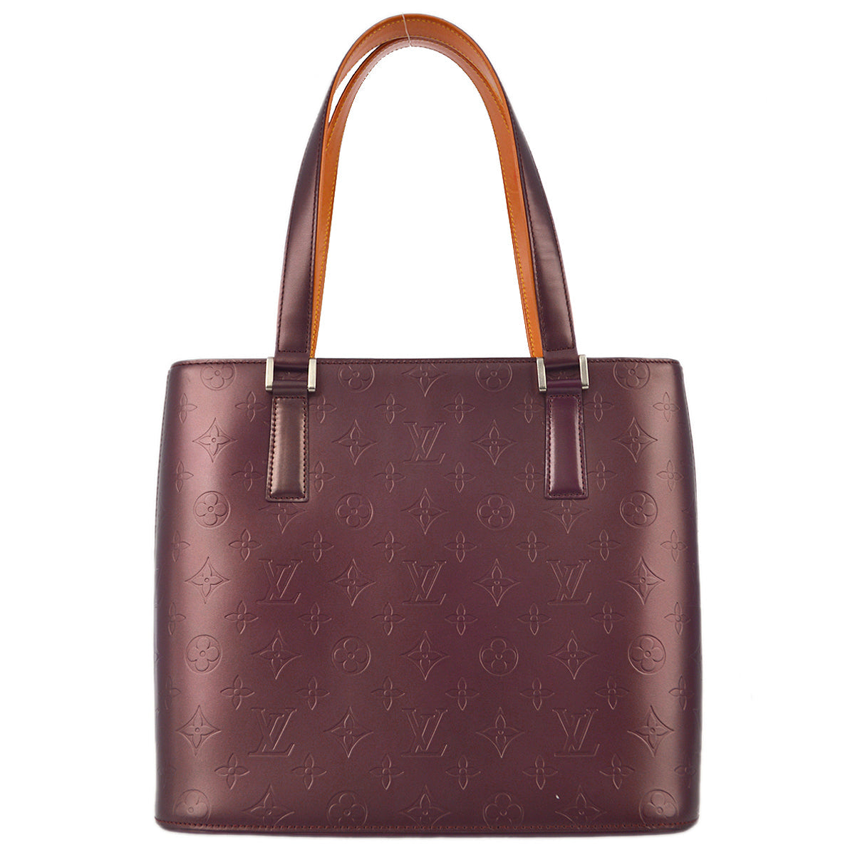 Louis Vuitton Purple Monogram Mat Stockton Tote Handbag