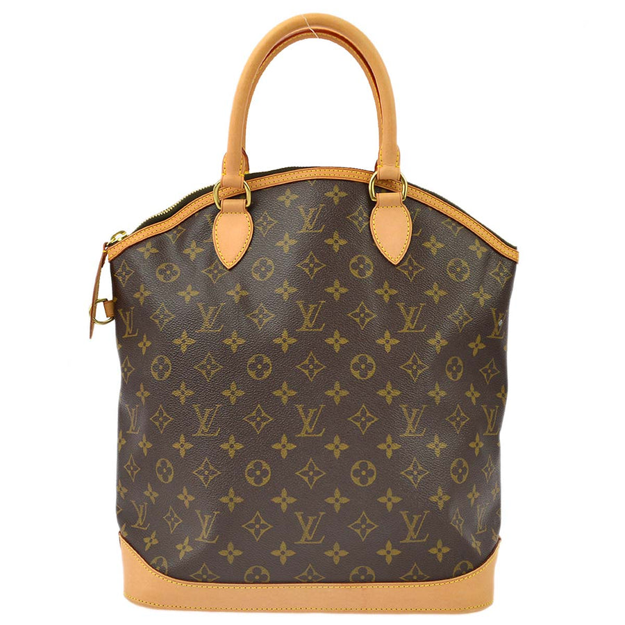 Louis Vuitton Monogram Lockit Vertical Handbag in Brown