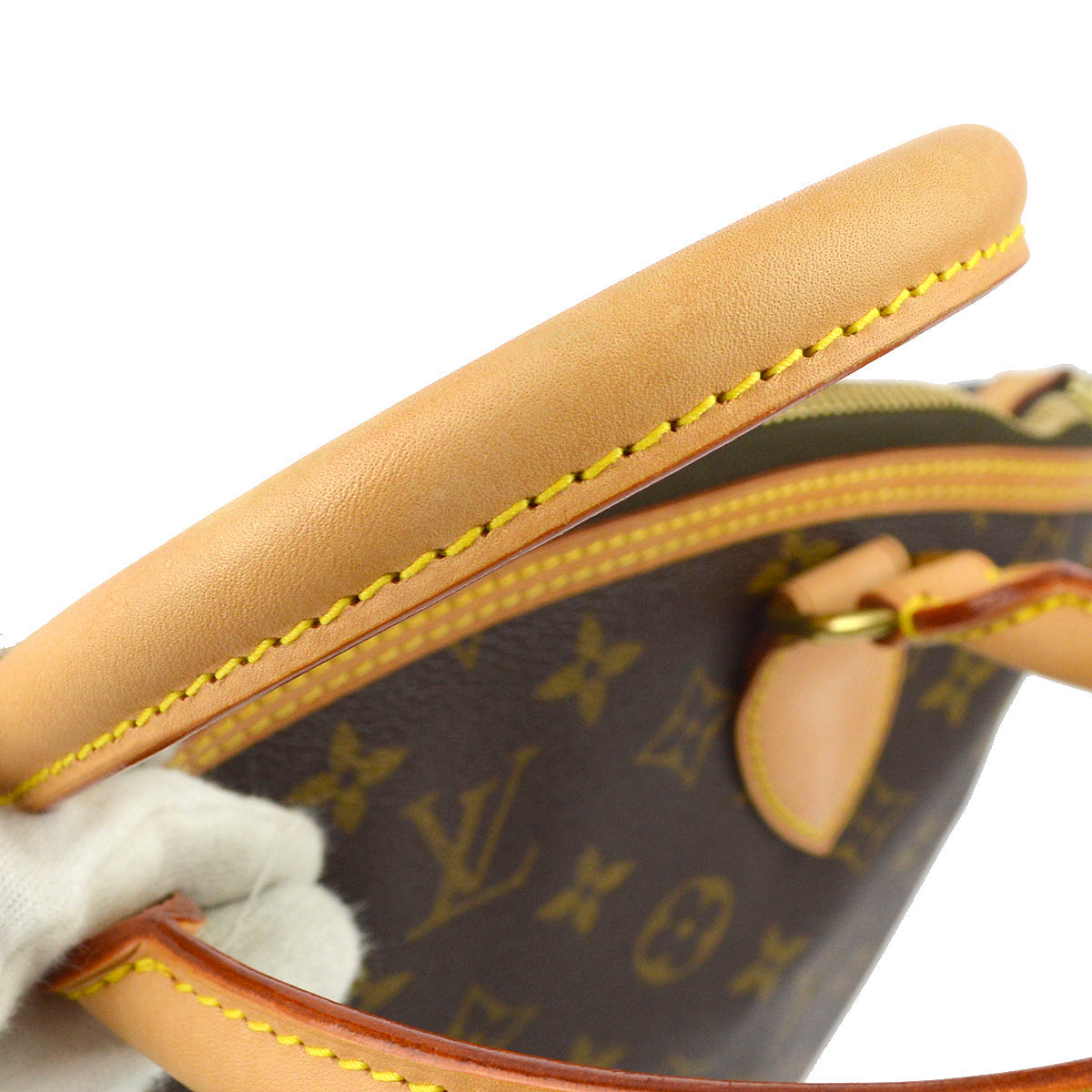 Louis Vuitton Monogram Lockit Vertical Handbag in Brown