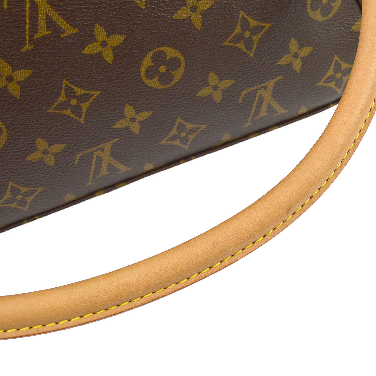 Louis Vuitton Monogram Mini Looping Handbag in Brown