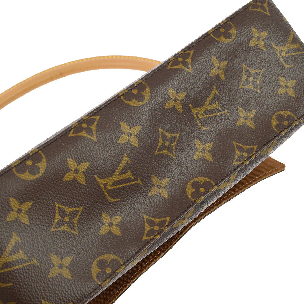 Louis Vuitton Monogram Mini Looping Handbag in Brown