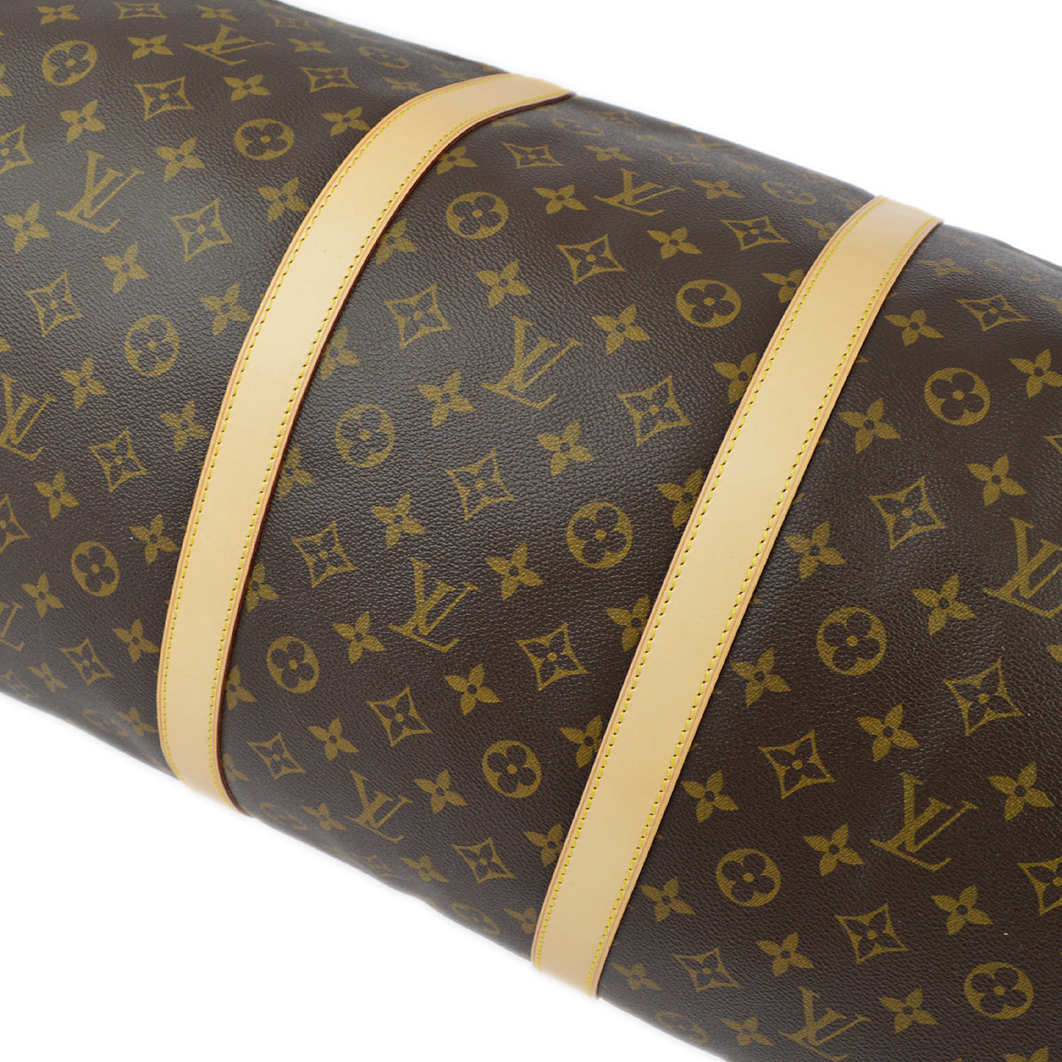 Louis Vuitton Monogram Keepall 60 Duffle Handbag in Brown