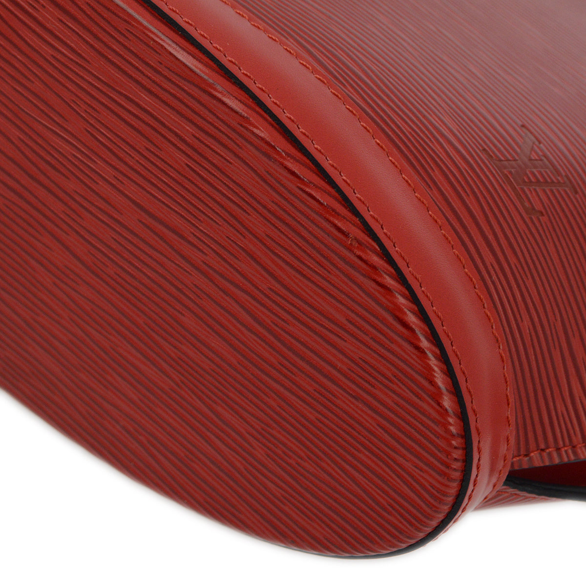 Louis Vuitton Red Epi Saint Jacques Poignee Long Tote Bag