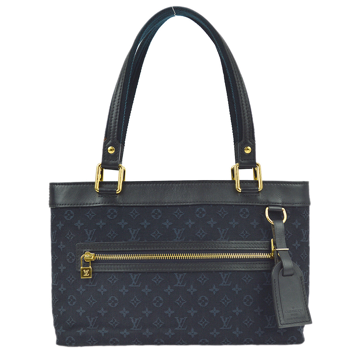 Louis Vuitton Navy Monogram Mini Lucille PM Tote Bag