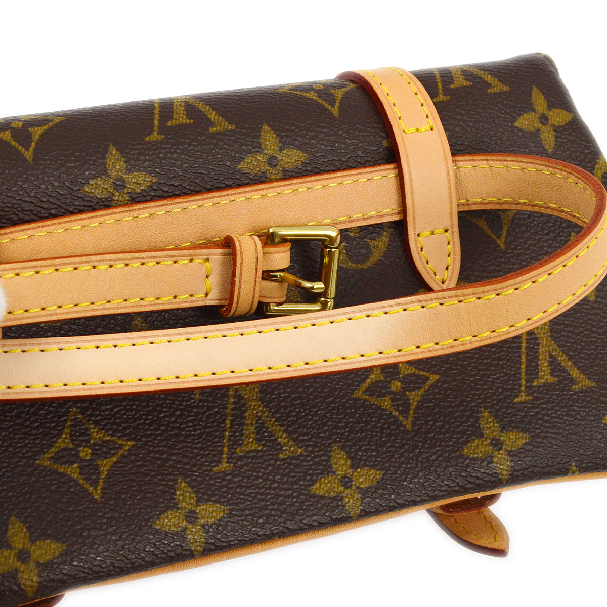 Louis Vuitton Monogram Pochette Marelle Belt Bum Bag in Brown