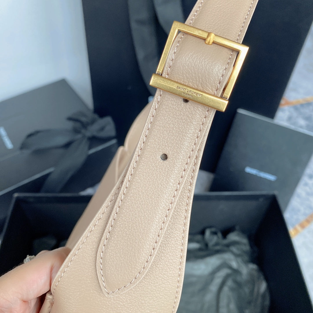 le 5a7 small 23cm dark beige calfskin - Product Image 5