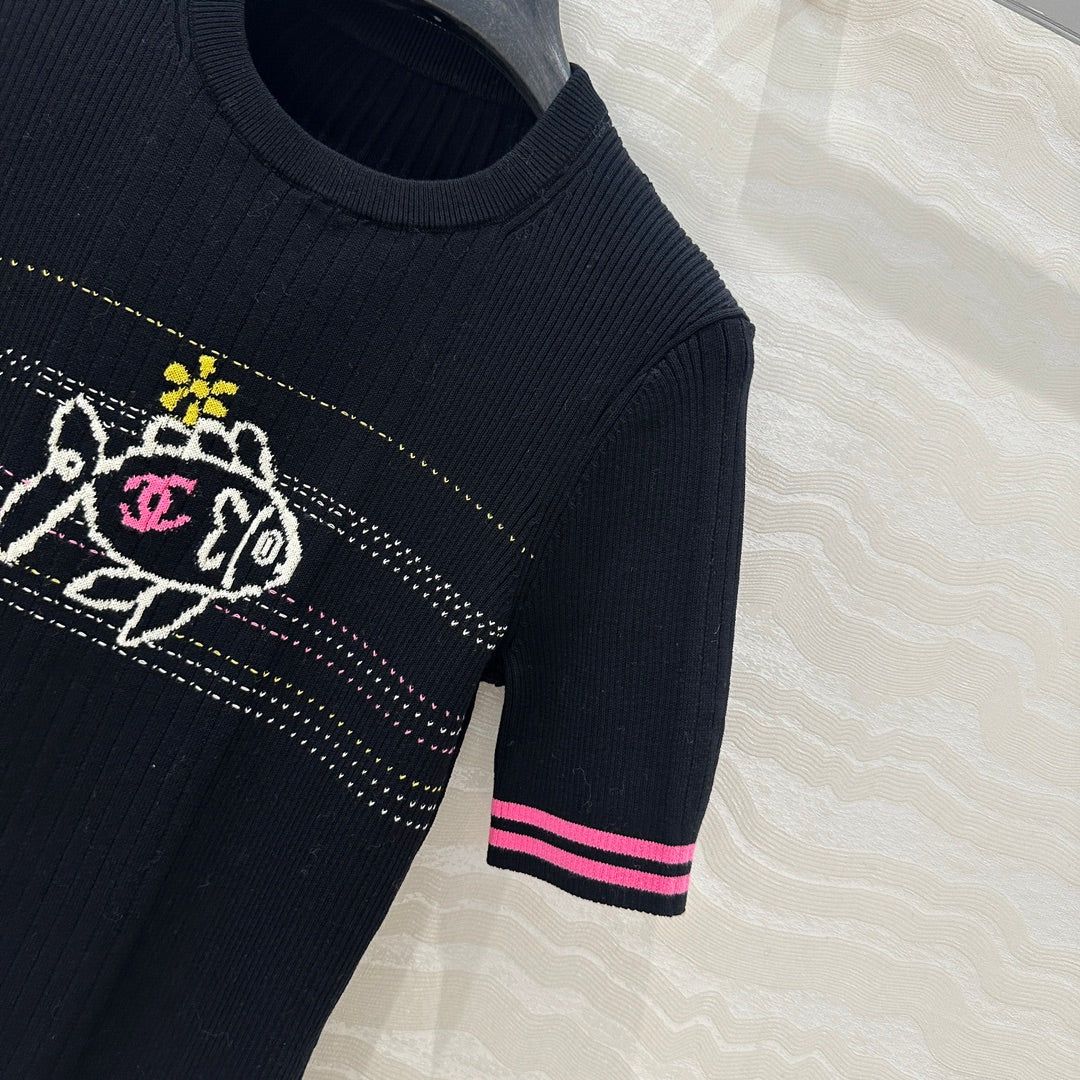 CC 25 T- shirt Black Wool - Product Image 5