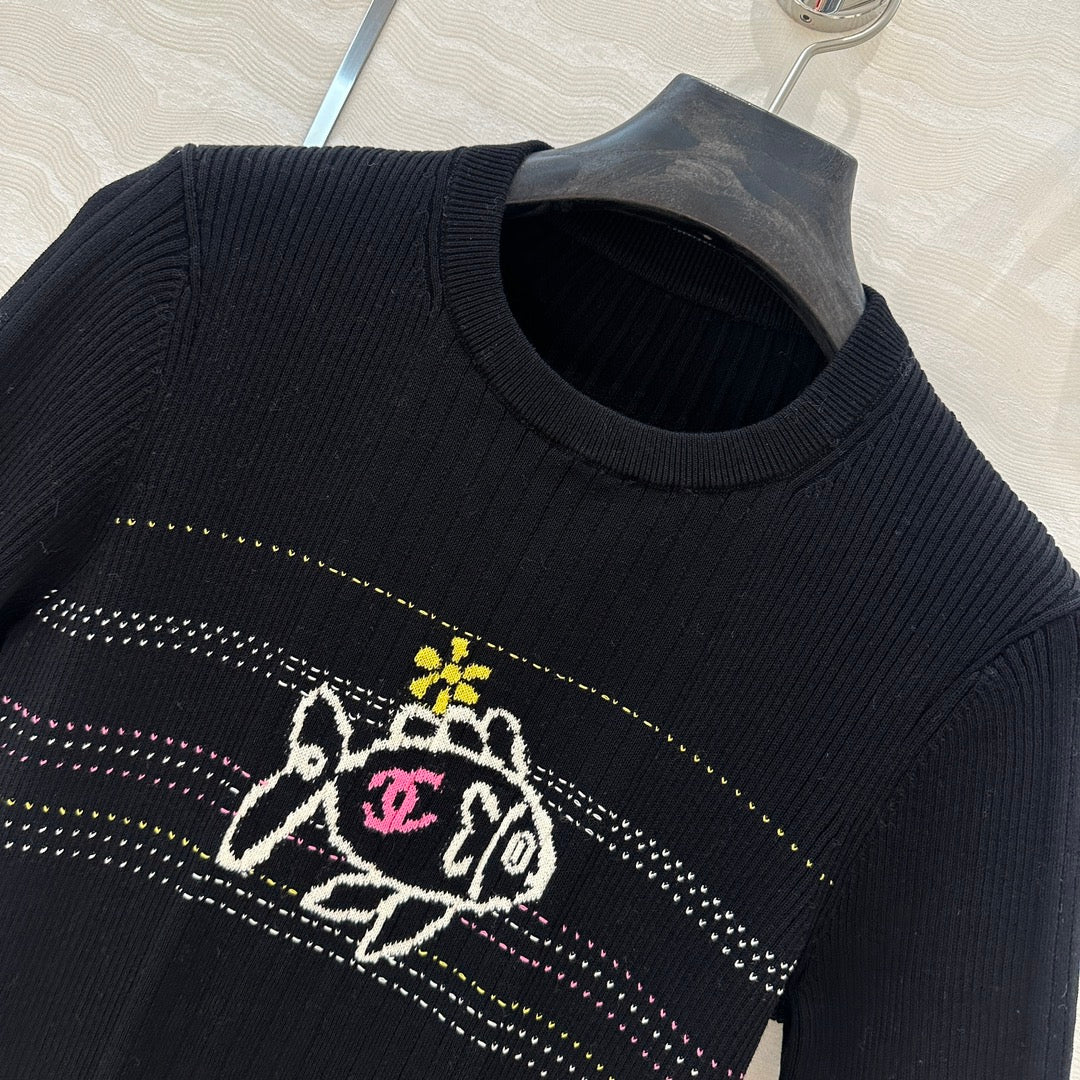 CC 25 T- shirt Black Wool - Product Image 7