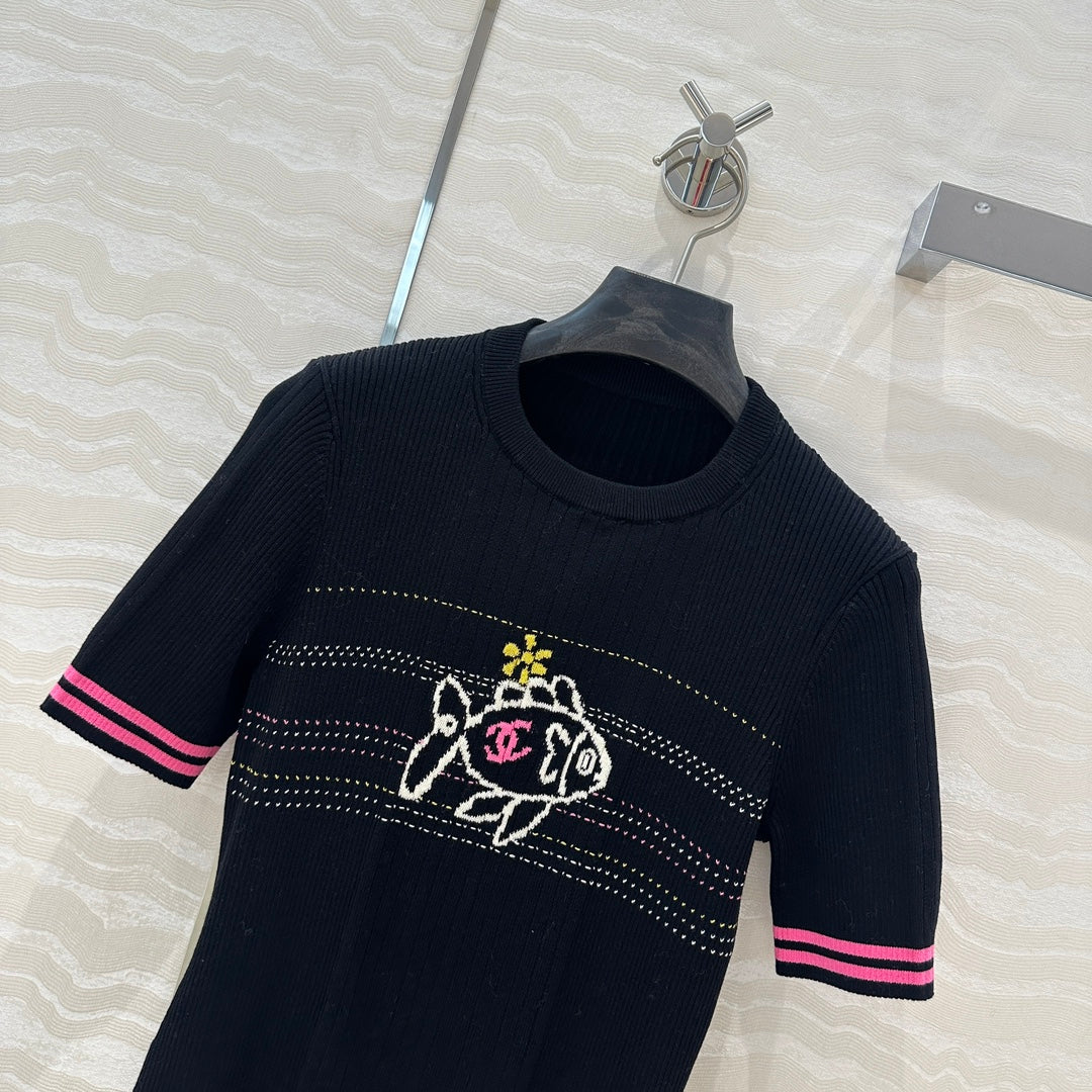 CC 25 T- shirt Black Wool - Product Image 8