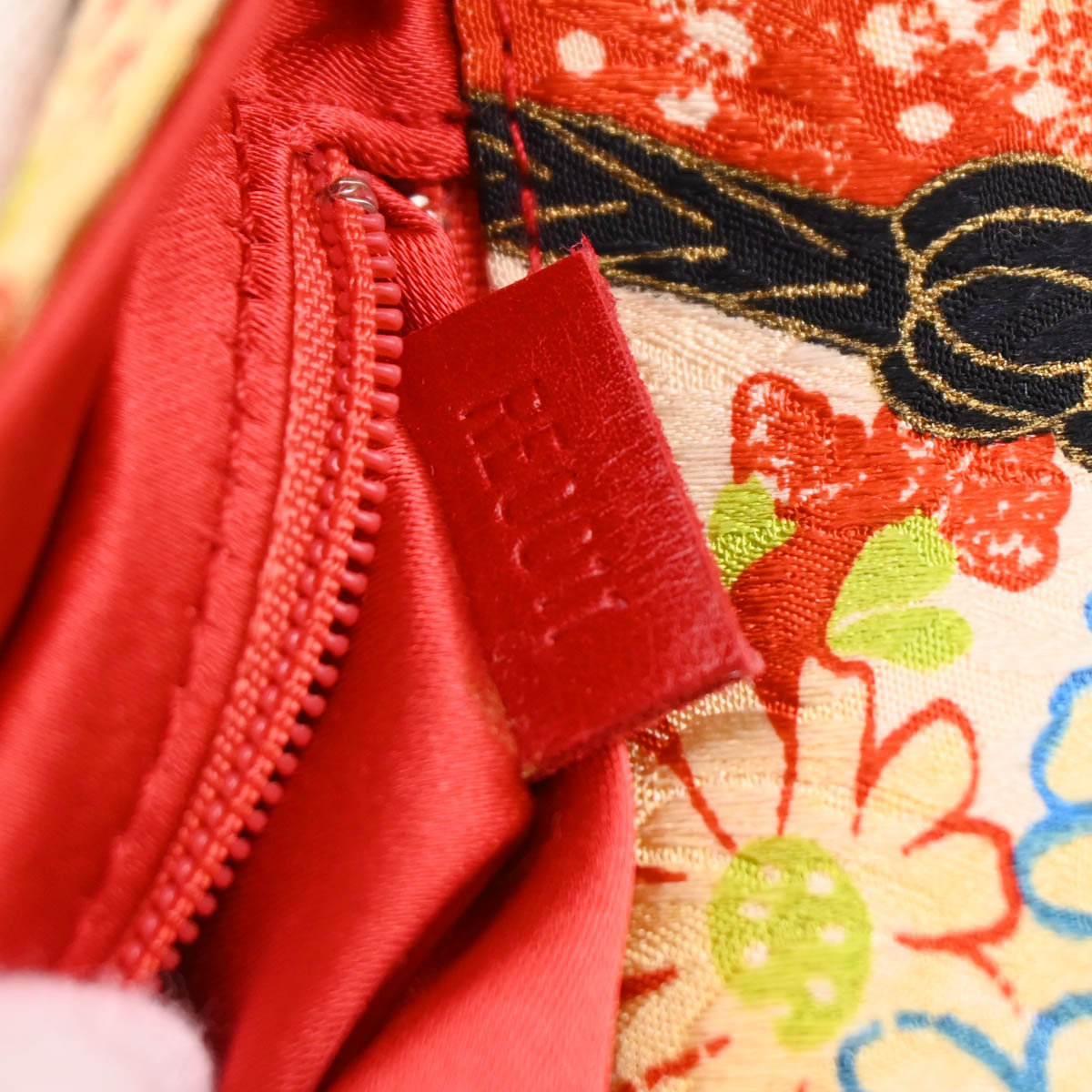 Christian Dior Multicolor Silk Embroidered Saddle Clutch - Product Image 9