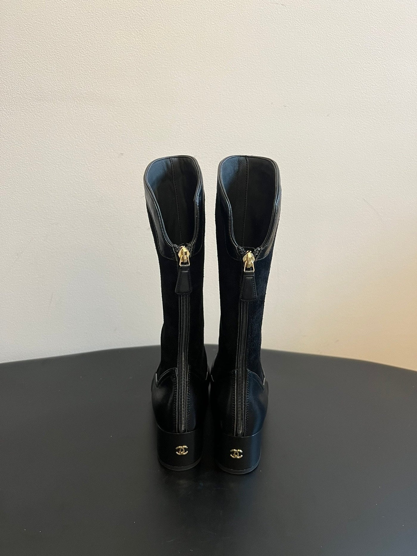 CC 25 Martin Boot Black Suede Sheepskin 408608 - Product Image 8