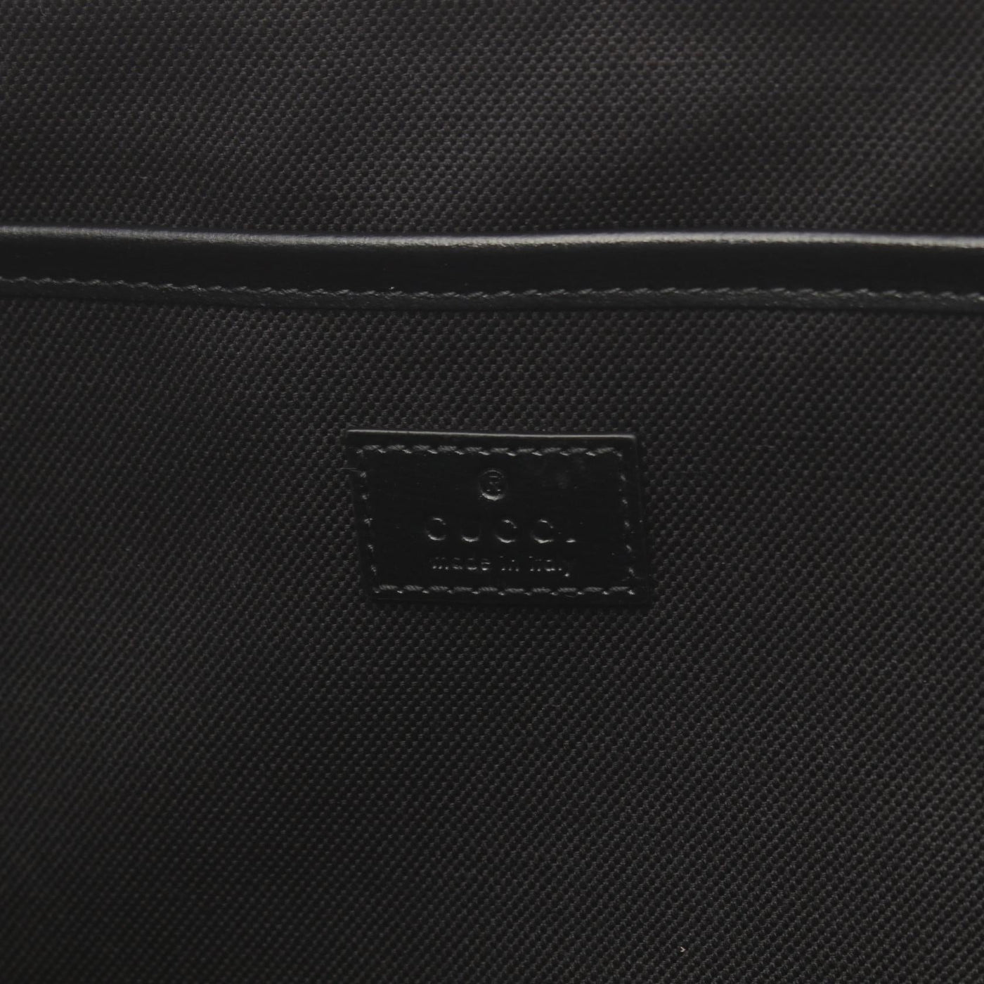 Gucci GG Supreme Document Clutch Bag Black