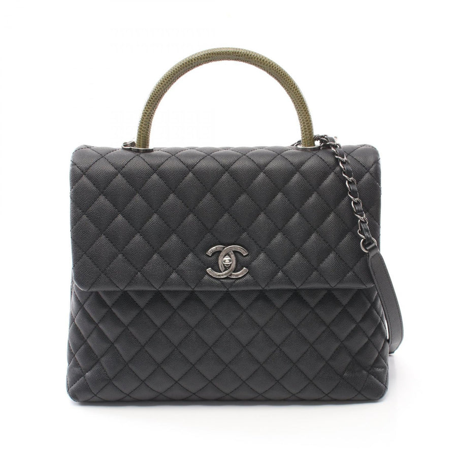 Chanel Caviar Exotic Leather Coco Handle Bag | Studio Nafay
