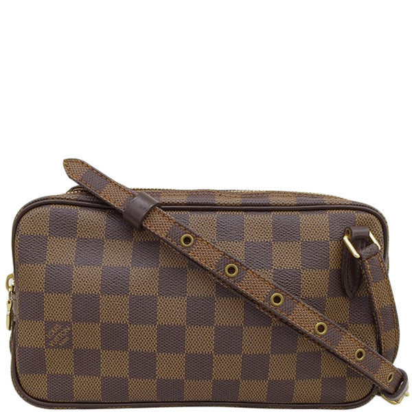 LOUIS VUITTON Made Canvas Damier Marly Bandouliere Brown in Brown