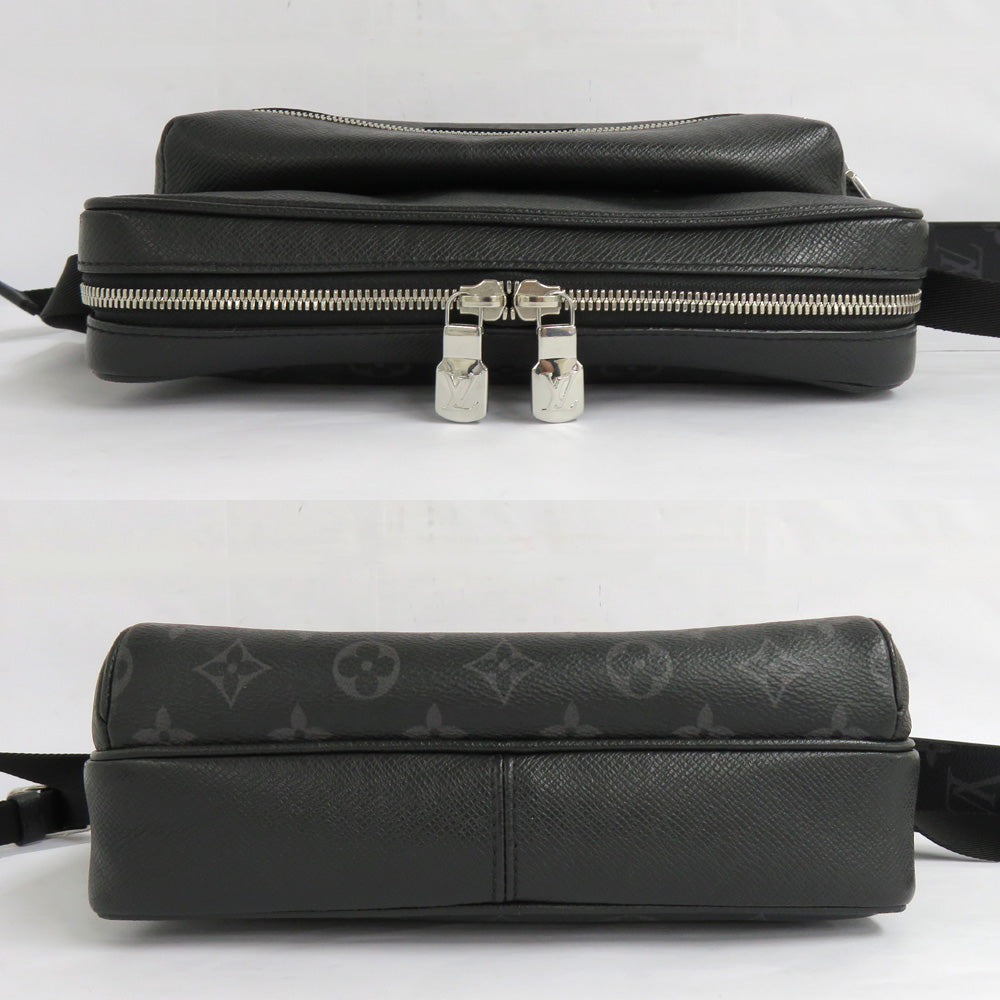 Louis Vuitton Messenger Monogram Tigger Shoulder Bag Noir Black Silver G Leather