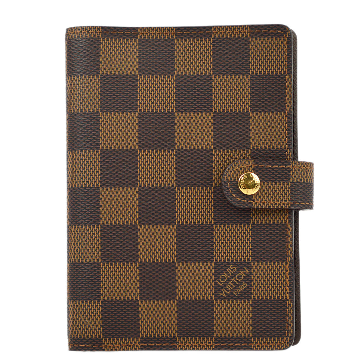 Louis Vuitton Damier Agenda PM Notebook Cover Small Good in Brown