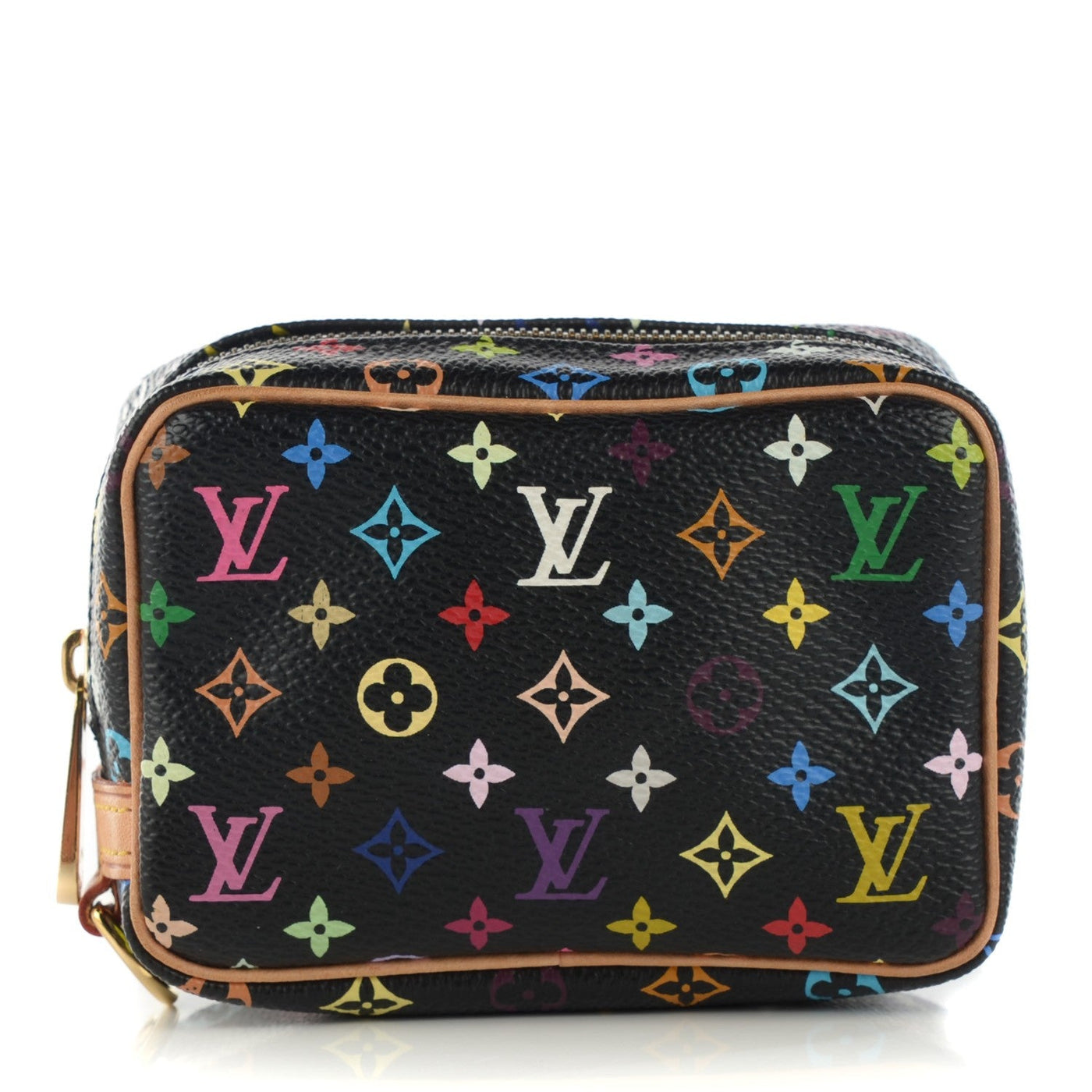 Louis Vuitton Monogram Multicolor Trousse Wapity in Black Multicolor