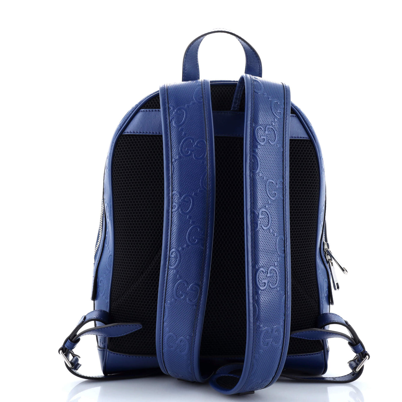 Pocket Backpack GG Embossed Perforated Leather Large - Product Image 3