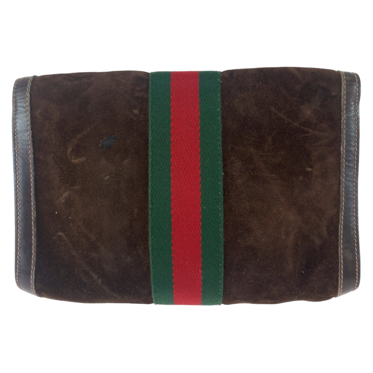 Gucci Suede Leather Clutch Bag