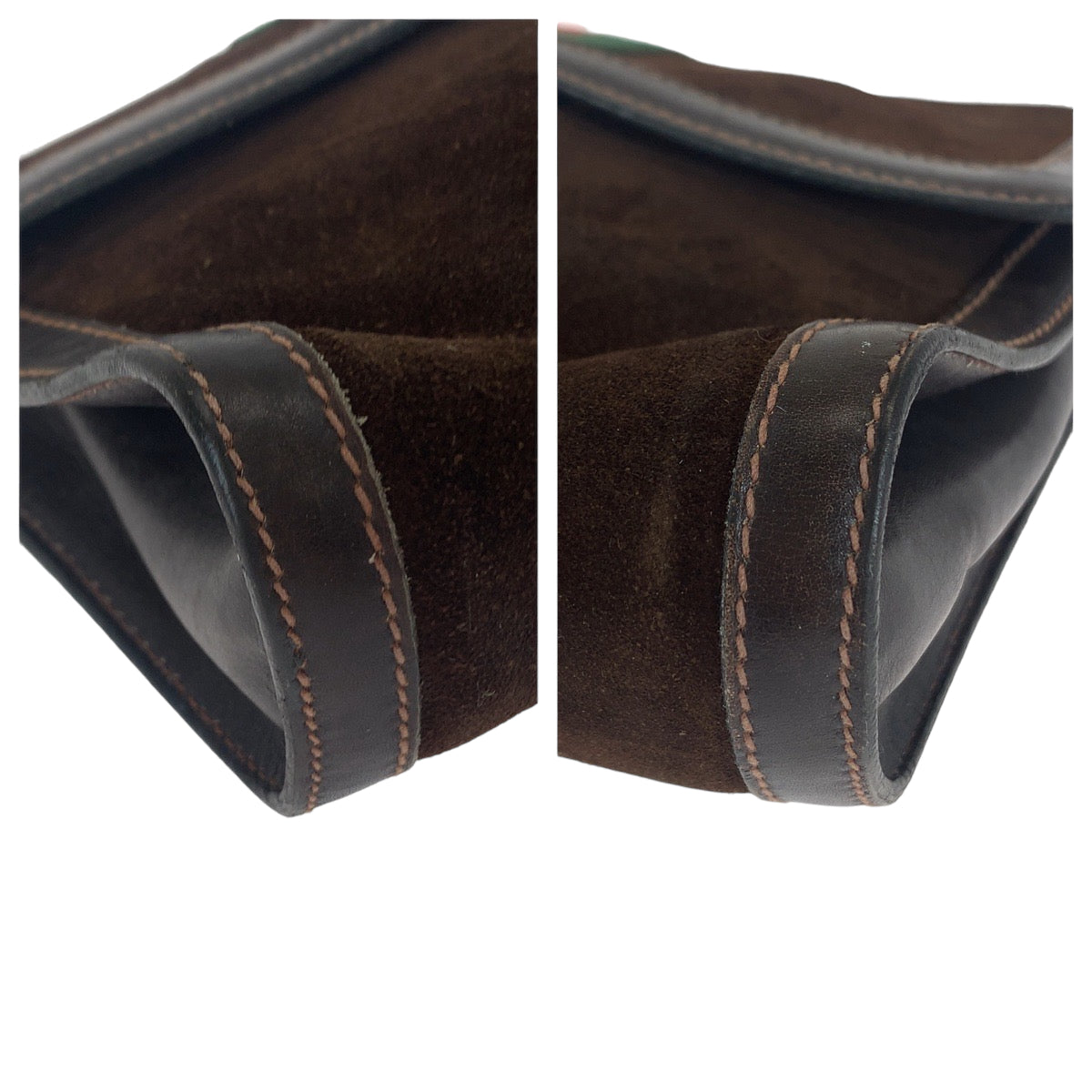 Gucci Suede Leather Clutch Bag